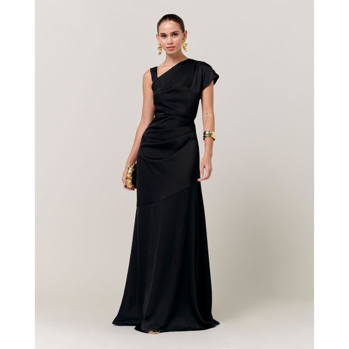 embroidered maxi dress with sleeves Veronica Beard Ember Silk-Blend Maxi Dress | Blue Coast Multi